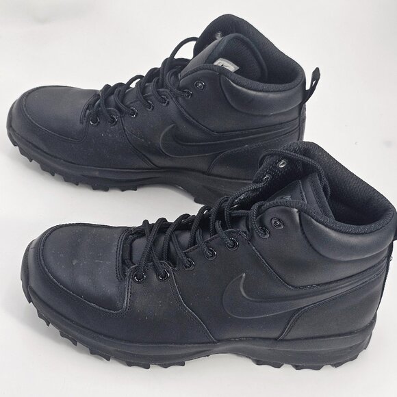 Nike Manoa Leather Black Boots 454350-003 | Mercari NIKE 454350-003 BLACK MANOA LEATHER MENS BOOTS SIZE US 10